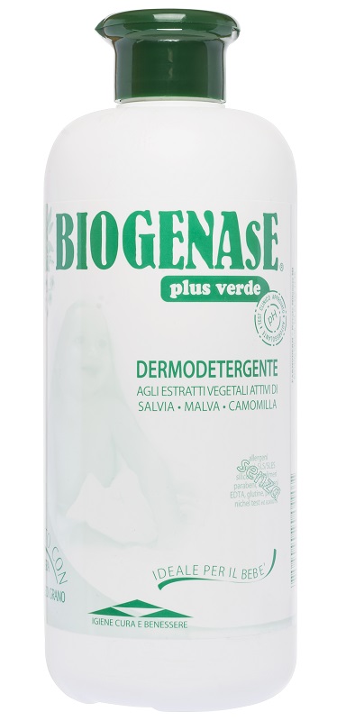 Image of Farmoderm Biogenase Plus Verde Liquidoc Dermodetergente 500ml 901616728
