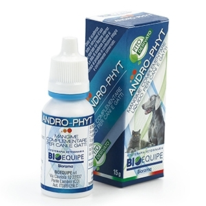 

Andro-Phyt Mangime Complementare Fitoderivato Liquido per Cani e Gatti 15ml