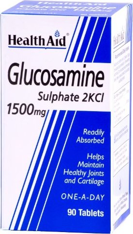 Image of HealthAid Glucosamina Integratore Alimentare 30 Tavolette Da 500mg
