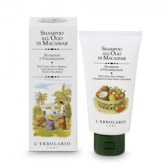 Image of L&#39;Erbolario Shampoo all&#34;Olio di Macassar Nutriente e Volumizzante 150ml