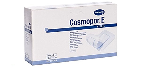 Image of Cosmopor E Cerotto Medicazione Adesiva Sterile 15x8 25 Cerotti