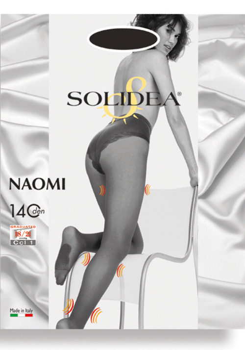 Image of Solidea Naomi 140Den Collant Model Fumo 1