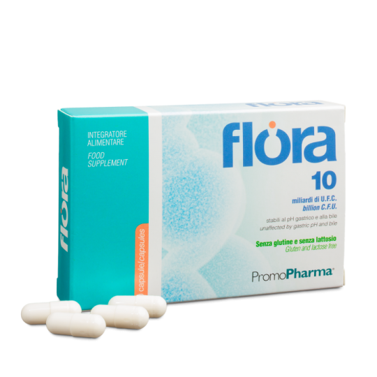 

PromoPharma Flora 10 Integratore Alimentare 30 Capsule