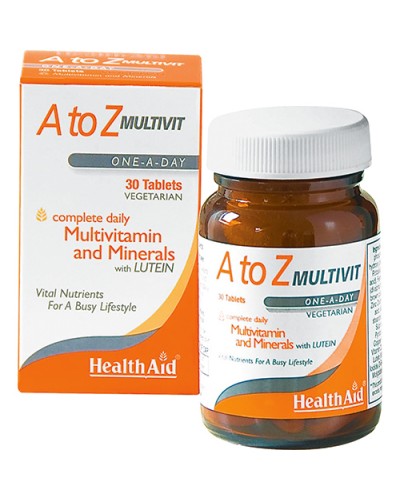 Image of HealthAid Multivit A To Z Multivitaminico 30 Tavolette 902390374