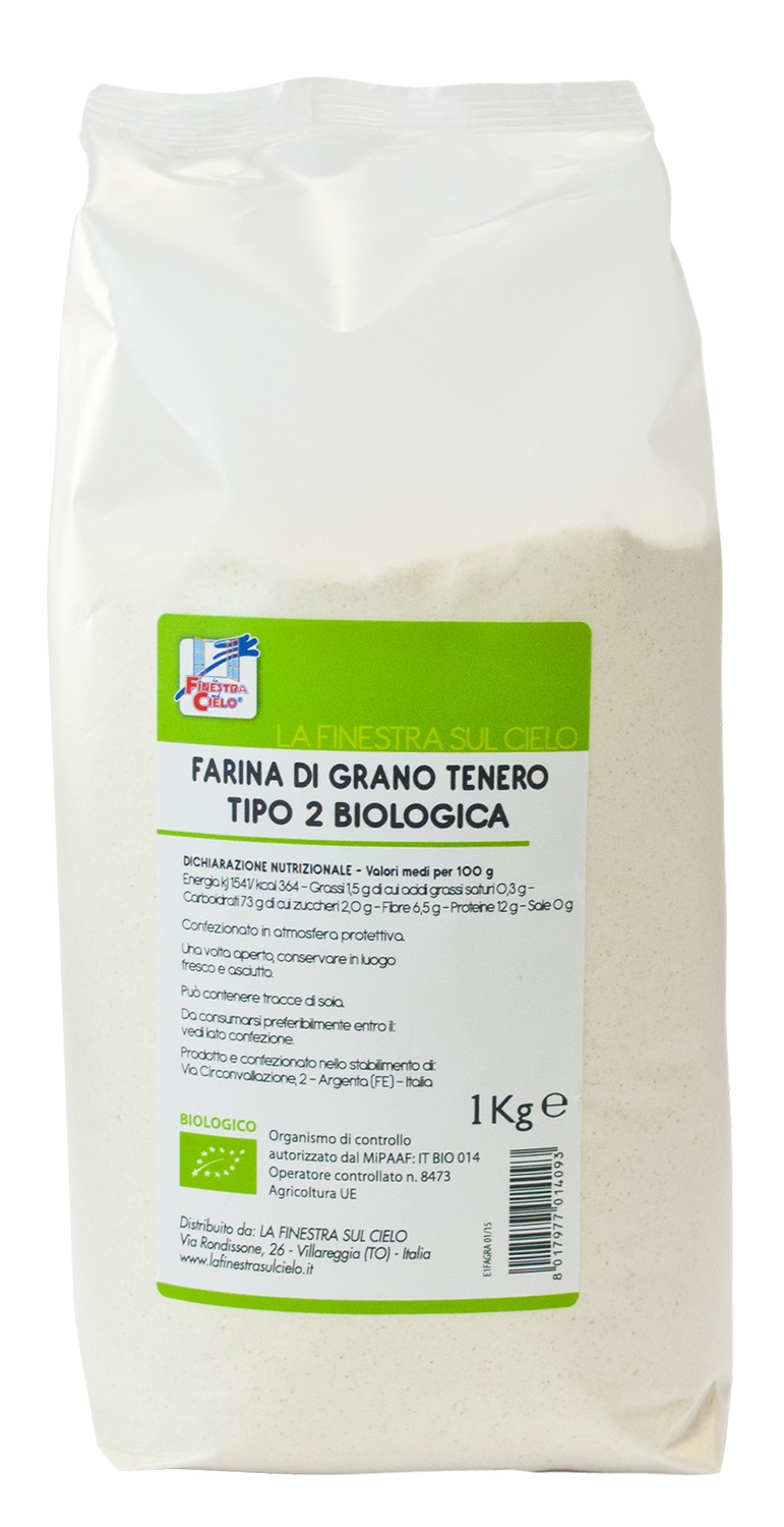 Image of La Finestra Sul Cielo Farina Di Grano Tenero Tipo 2 Biologico 1kg033