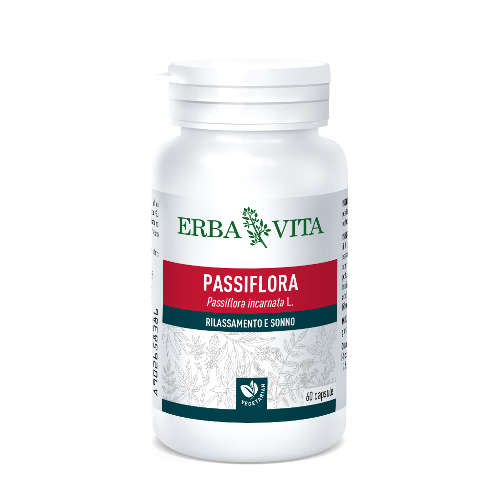 

ErbaVita Capsule Monoplanta Passiflora Integratore Aliementare 60 Capsule