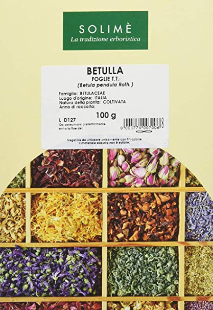 

Solimè Betulla Foglie Taglio Tisana 100g