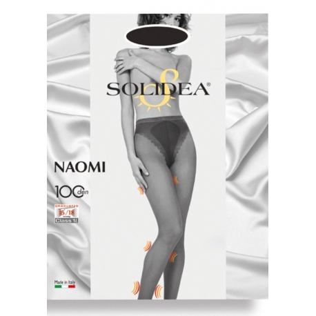 Image of Solidea Naomi 100 Collant a Compressione Graduata Colore Blu Scuro Taglia 5 XXL033