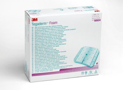 Image of 3M Tegaderm Foam Medicazione Adesiva 8,8x8,8cm 10 Pezzi