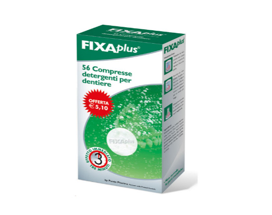 Image of DuLàc Fixaplus Compresse Detergenti Per Dentiere 56 Compresse