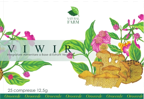 Image of Natural Farm Viwir Integratore Alimentare 75 Compresse033