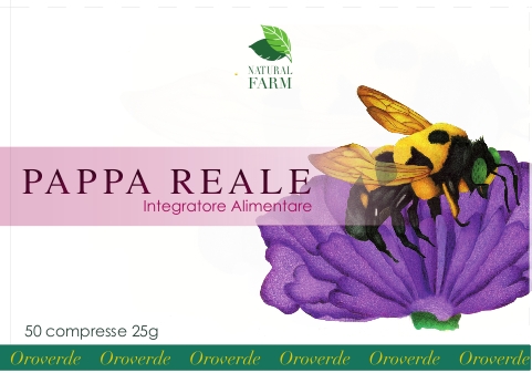 Image of Natural Farm Pappa Reale Integratore Alimentare 50 Compresse Masticabili 25g033