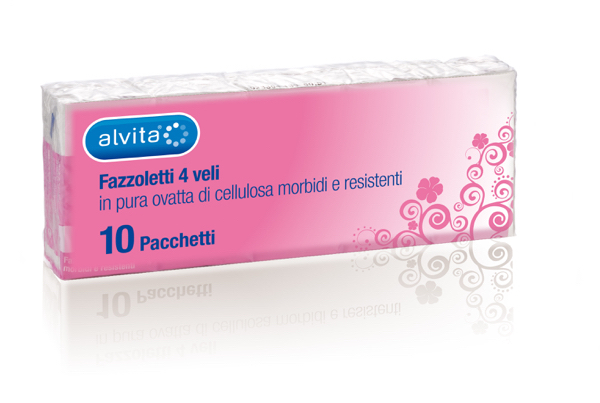 Image of Alvita Fazzoletti Di Carta 10 Confezioni033