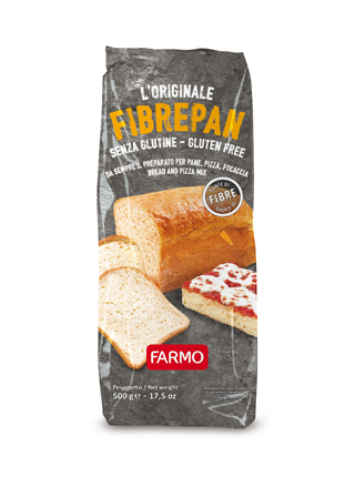Image of Farmo FibrePan Preparato Per Pane E Pizza E Focacce Senza Glutine 500g
