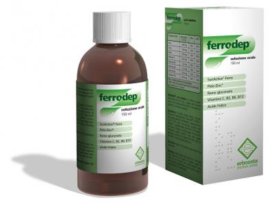 

Erbozeta Ferrodep Soluzione Orale Integratore Alimentare 150ml