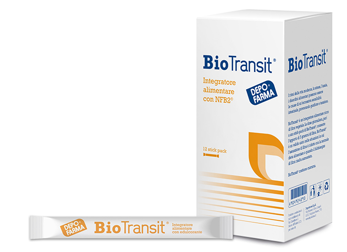 Image of Depofarma Biotransit Integratore Alimentare 12 Bustine Stick Pack 904924293