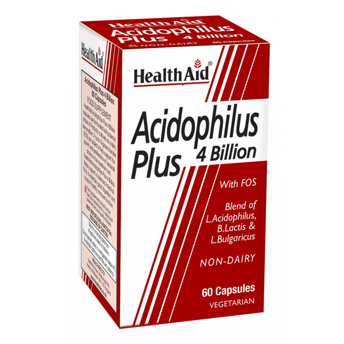 

Health Aid Acidophilus Plus 4 Billion 60