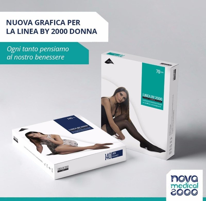 Image of Nova Medical 2000 Linea By2000 Collant 140 Colore Bronze Taglia 2033