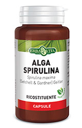 Image of ErbaVita Alga Capsule Monoplanta Spirulina Integratore Alimentare 60 Capsule 906114689
