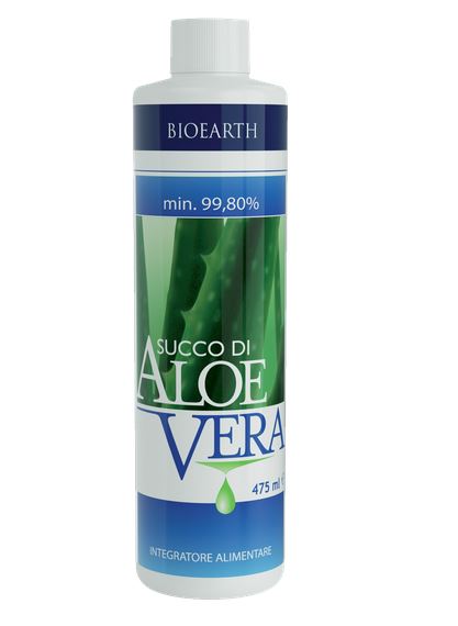 Image of Bioearth Puro Succo di Aloe Vera Integratore Alimentare 475ml 906142777