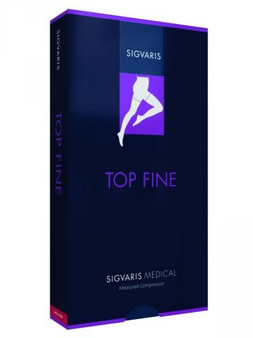 Image of Sigvaris Top Fine 702 Gambaletto Corto Punta Chiusa Colore nero Taglia M033