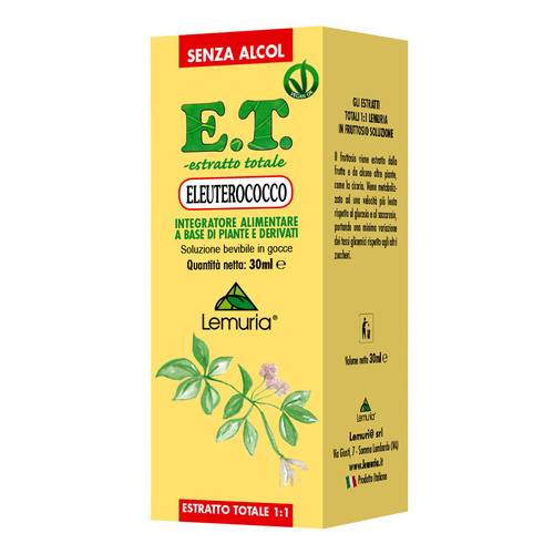 Image of Lemuria Eleuterococco Estratto Totale Integratore Alimentare 30ml033