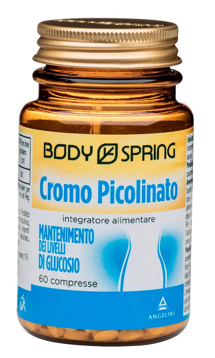 Body Spring Bio Cromo Picolinato Integratore Glucosio 60 Compresse