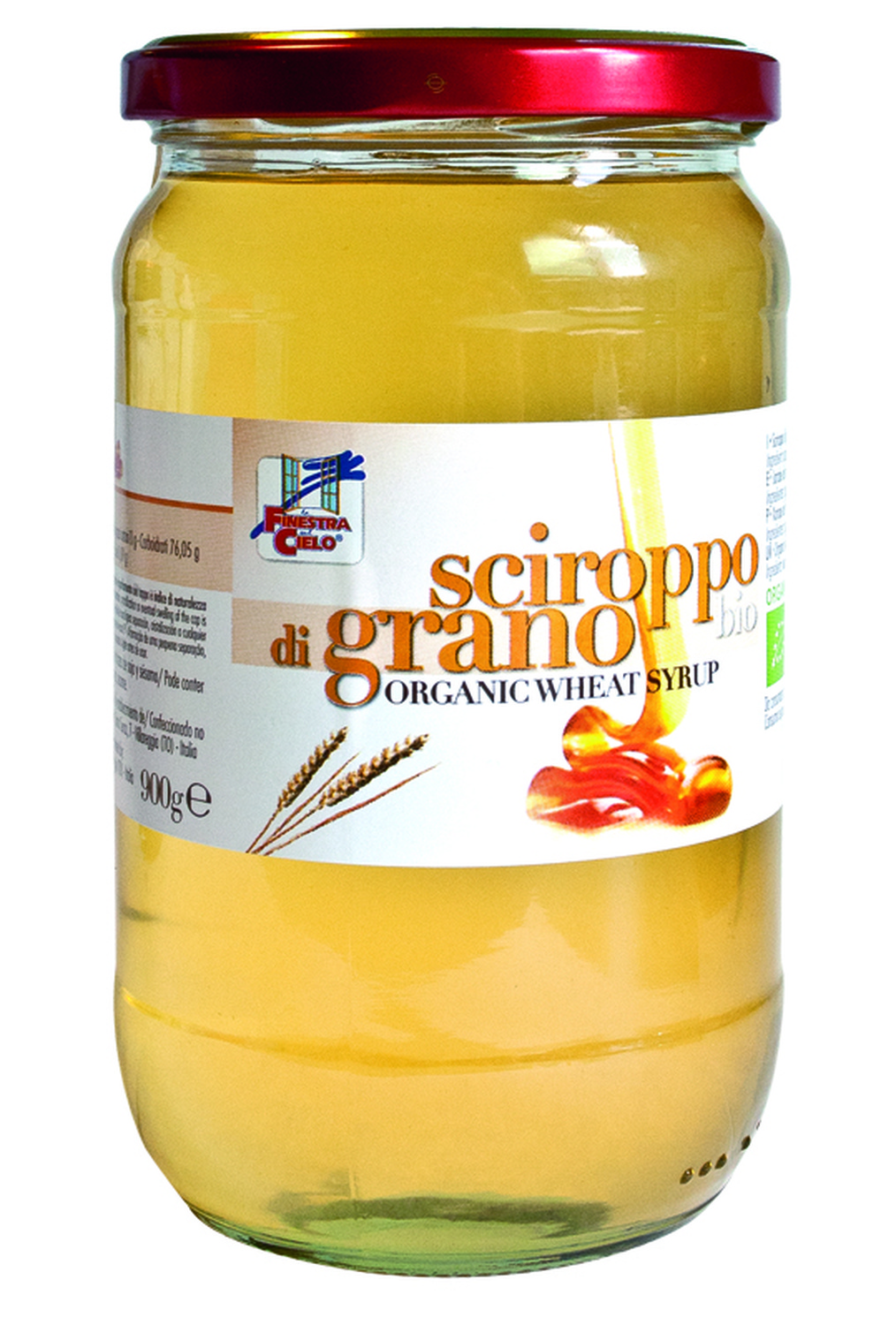 Image of La Finestra Sul Cielo Sciroppo Di Grano Bio Sciroppi Di Cereali 900g033