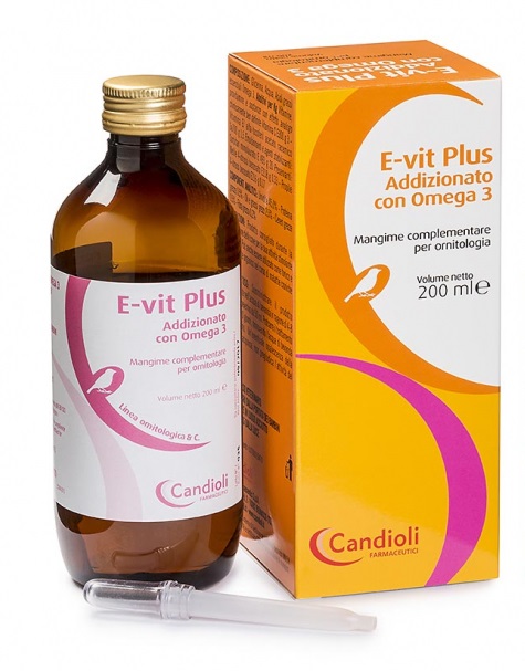 Image of E-vit Plus Mangime Complementare per Ornitologia 200ml033