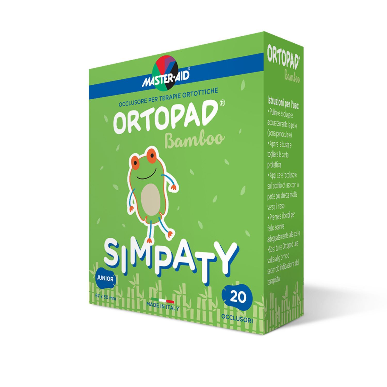 

Master-Aid® Ortopad® Cotton Simpaty Occlusore Per Terapie Ortottiche Junior 20 Pezzi