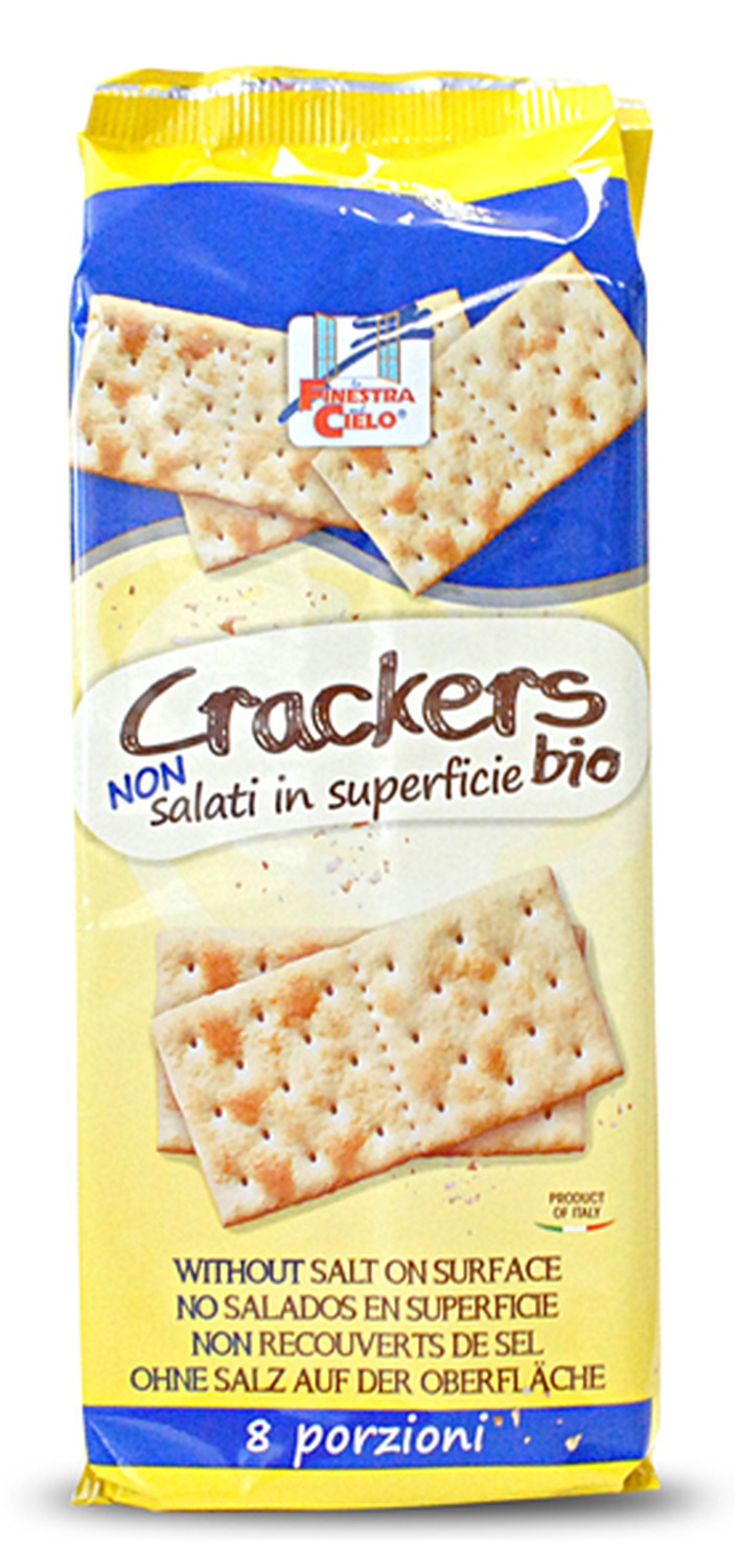 Image of La Finestra Sul Cielo Crackers Non Salati Bio Snack 250g033