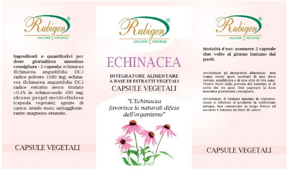 

Natur-Farma Rubigen Echinacea Integratore Alimentare 60 Capsule