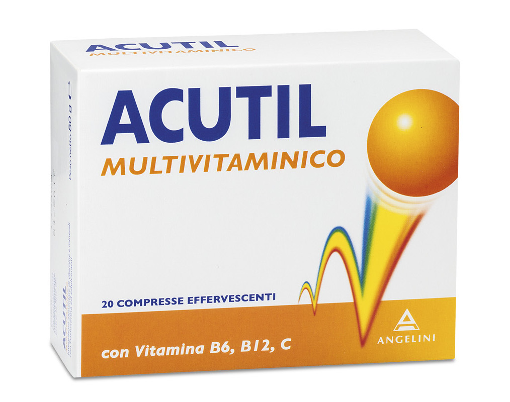 

Angelini Acutil Multivitaminico Integratore Alimentare 20 Compresse Effervescenti