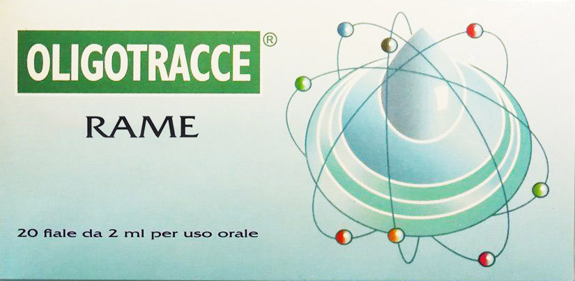 Image of Oligotracce Rame 20 Fiale 2ml033