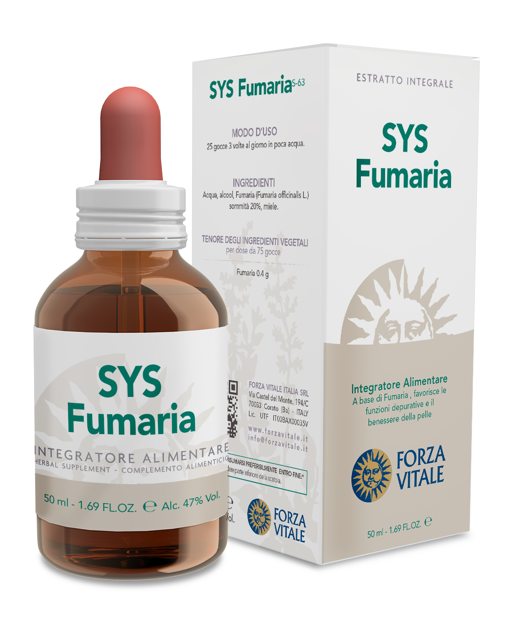 

Forza Vitale Sys Fumaria Integratore Alimentare In Gocce 50ml