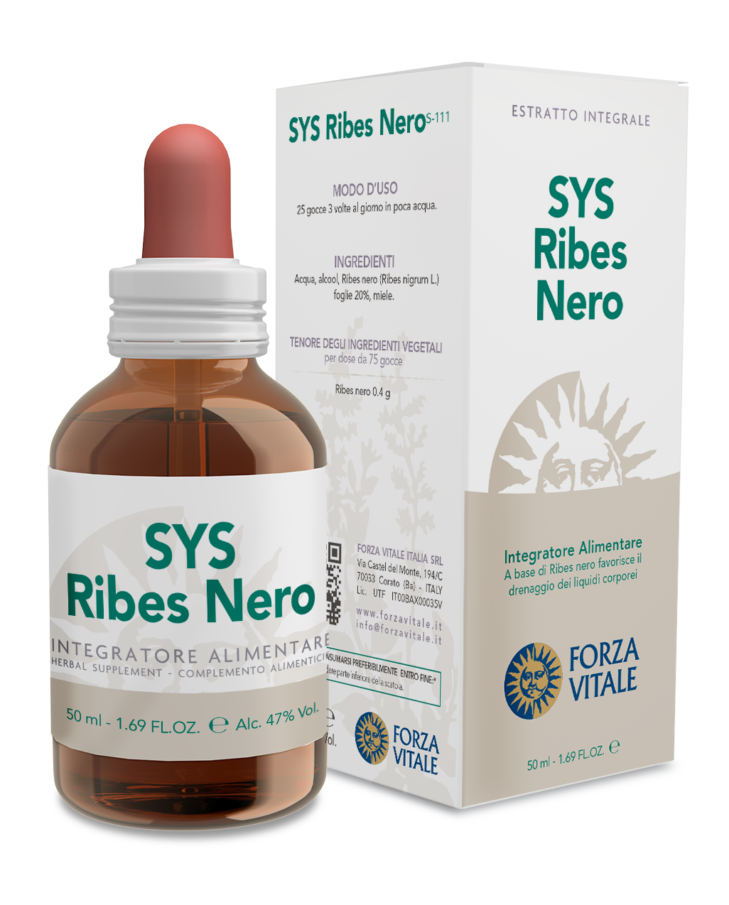 Image of Froza Vitale Sys Ribes Nero Gocce 50ml 907174522