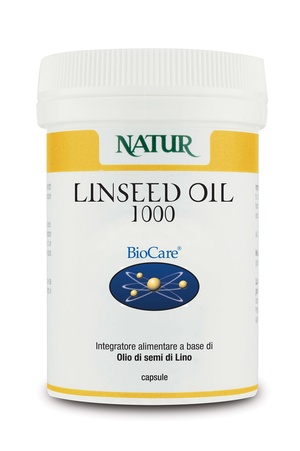 Image of Natur Linseed Oil 1000 Integratore Alimentare 60 Capsule Gel 907184485