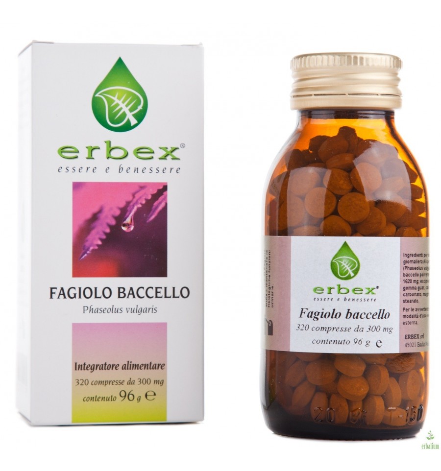 

Erbex Fagiolo Baccello Integratore Alimentare 320 Compresse