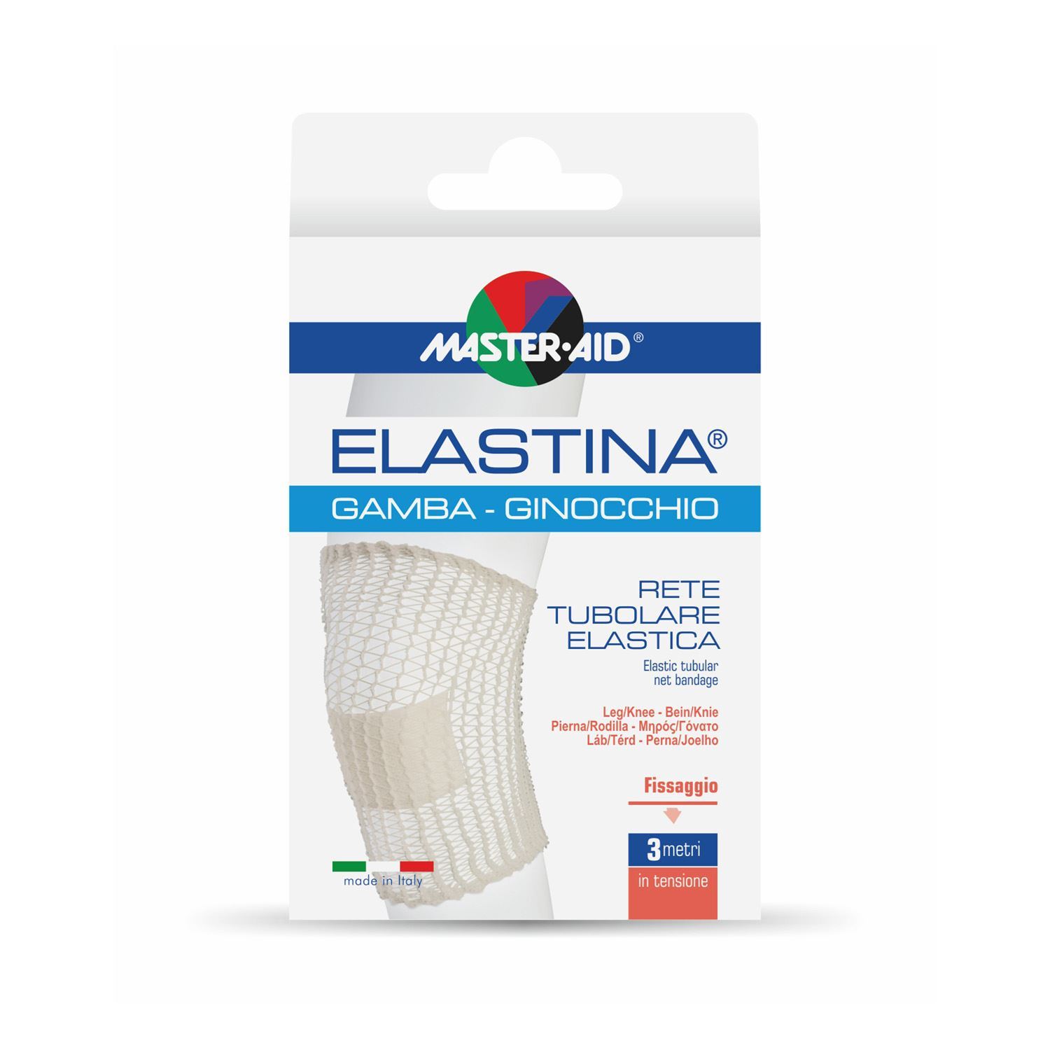 

Master-Aid® Elastina® Gamba-Ginocchio Rete Tubolare Elastica 3m