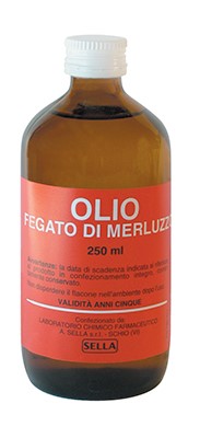 Image of Sella Olio Di Fegato Di Merluzzo Integratore Alimentare 250ml