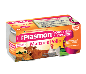 

Plasmon Omogeneizzato Di Carne Manzo E Pollo 2x80g