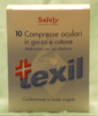 

Safety Texil Garza Oculare Sterile Monouso 10 Compresse Oculari In Garza E Cotone