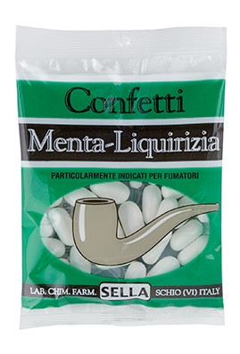 

Sella Confetti Menta Liquirizia Bustina Da 25 Confetti