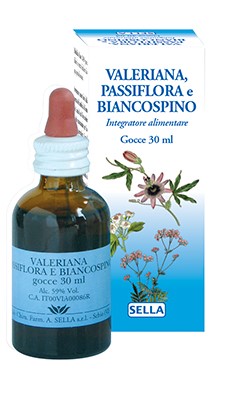 

Sella Valeriana Passiflora E Biancospino Integratore Alimentare 30ml