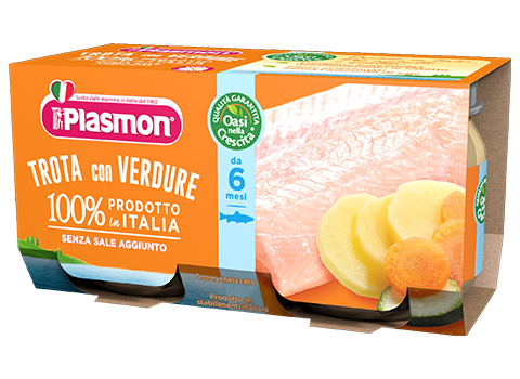 Image of Plasmon Omogeneizzato Di Pesce Trota Con Verdure 2x80g033