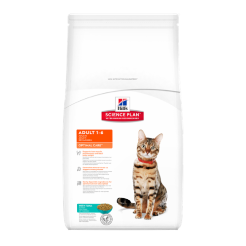 Image of Hill&#39;s Science Plan Feline Adult Optimal Care con Tonno 2kg