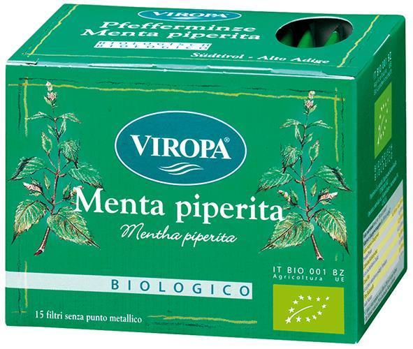 viropa import srl viropa menta piperita bio 15 bustine donna