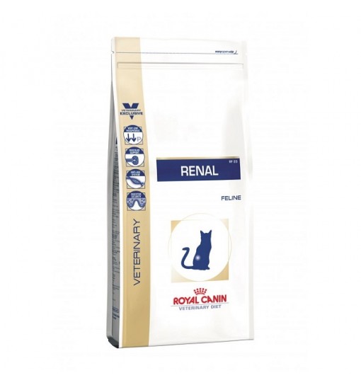 

Royal Canin Veterinary Diet Renal Cibo Secco per Gatti con Problemi Renali 2kg