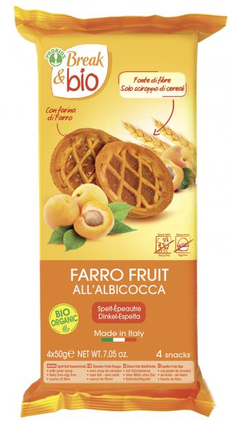Image of Break&Bio Farro Fruit All'Albicocca Biologico 4x50g 910629676