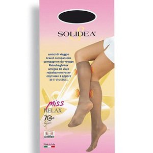 Image of Solidea Miss Relax 70 Sheer Gambaletto Colore Fumo Taglia 2-M